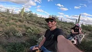 Trail-riding Horseback in the Superstitions!