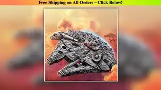 MINISO In Stock The Large Ship Falcon Home Decoration Compatible 75192 05132 For Children Boys