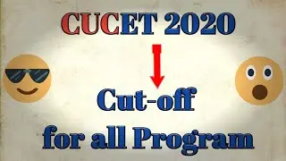 CUET Cutoff | 2020 | CUSB | CUH