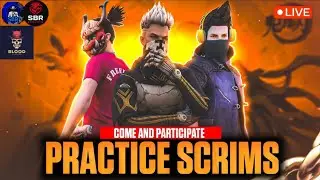 ❤️ DAY 16🔥 FREE FIRE ESPORTS SCRIMS LIVE | BR FULL MAP  | FACECAM ON 🎥| SBR ESPORTS #freefireesports
