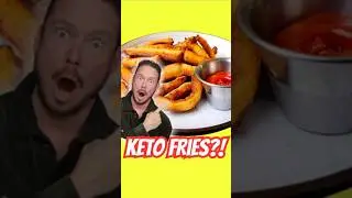 CRISPY Keto Fries With a SECRET Ingredient! How to make Keto French Fries #short #keto #recipe