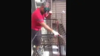 Fire escape painting & Iron welding Queens