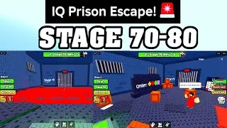 STAGE 70-80 IQ PRISON ESCAPE Walkthrough [HOW TO ESCAPE STAGE 70-80 Iq Prison Escape Roblox]