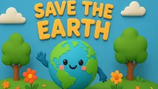 Save The Earth 🌏 | English Educational Rhyme for children with actions | @monaaz.123 | #kidslearning