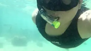 Snorkeling at Sapi Island, Sabah