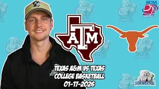 Texas A&M vs Texas 1/17/26 Free College Basketball Picks and Predictions | NCAAB Pick