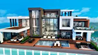Touring LUXURY MODERN PENTHOUSE II The Sims 4 II No CC II Author of the house @EvaRotky
