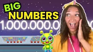 Space Adventure for Kids | Learn BIG numbers | Galactic Counting Adventure