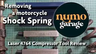 Removing a Motorcycle Shock Spring &ndash; Laser 4764 Compressor Tool Review