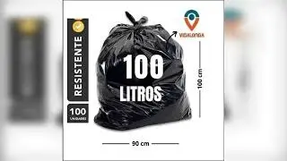 Review: Saco De Lixo 100 Litros Resistente 100 Unidades P4 Cor Preto