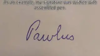 24 - Signature Forgery - System for Imitation of Static and Dynamic Handwriting (Jan Pawlus)