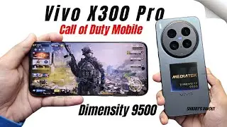 Тест производительности Vivo X300 Pro в Call of Duty Mobile | Дисплей Dimensity 9500 + 120 Гц