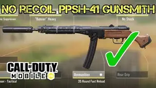 Best No Recoil PPSh-41 Gunsmith & Gameplay in COD Mobile | Call of Duty Mobile