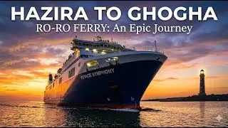 Surat to Ghogha  Ro-Ro ferry 2026 | How a Giant Ro-Ro Ferry Loads Cars, Trucks, and Heavy Machinery