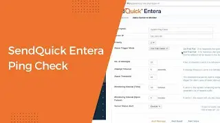 SendQuick Entera Ping Check