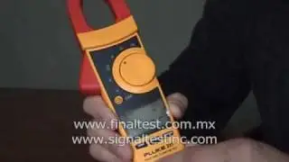 Descripcion del Amperimetro de Gancho Fluke 337A