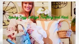 Spring And Easter Decor Thrift Haul: Exploring Old School House Antique Mall For Cottage Treasures