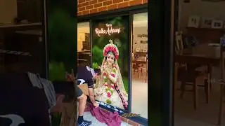 Radha Ashtami 2025 New Status 🍁🧡🙏🏻💚 #shorts #bhakti #trending #radheradhe #radharani #radha