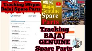 tracking parcel on 99rpm || 99rpm.com | Tracking parcel bajaj spare parts online shopping app |