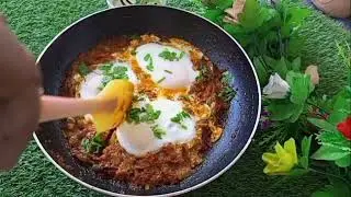 5 minute breakfast ideas | Shakshoka Recipe | 5 Minute Healthy Breakfast