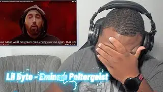 (REACTION) EMINEM - POLTERGEIST | BENZINO/CASSIDY DISS | Official Music Video (LIL BYTE)