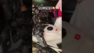 shoking reaction  n160 🥶😱 #youtubeshorts#kawasaki #trinding #zx10r #trending#ktmlover