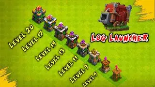 Log Launcher VS Every Level Defense Formation Siege Machine