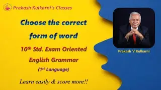 7. Write the correct from of the word - 10th Std. English Grammar (1st Language)
