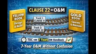 FIDIC Yellow Book में 7-Year O&M | Gold Book वाला Clause 22 Hybrid
