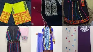 New design's of apliq dress 2021 || Three piece handmade Apliq with embroidery