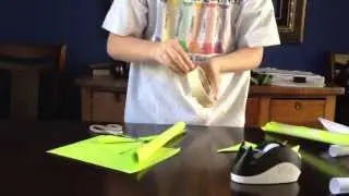 How To Make a Green Paper Spear