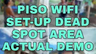 PISO WIFI SET UP DEAD SPOT AREA ACTUAL SPEED TEST.