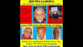 Orlando Marin - 65th Anniversary Tribute [WFDU; 5-21-2016] - Hr. 1 of 4