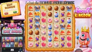 Slot Machine SWEET KINGDOM ➡️ Go pour ACHATS DE BONUS FREE SPINS, avec les coffres multiplicateurs !