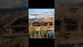 $24,900,000 Luxury Ranch, 145 Acres in Vail, CO.  #realestate #home #coloradoliving #fortunerealty