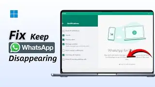 How to Fix WhatsApp It Keeps Disappearing on Windows 11 (2026)