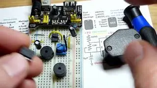 555 Timer Adjustable Clicker To Passive Buzzer With Breadboard Power Supply Explained