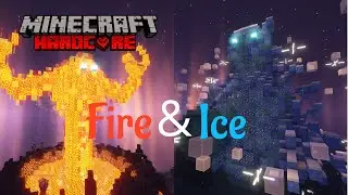 Hardcore Minecraft End mega build: Fire & Ice