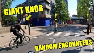 Pedestrian Hesitates Because of Knobhead - Random Encounters