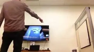 Real world mouse cursor using head, hand and room tracking