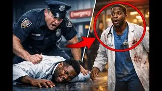 Cops Pin Black Doctor To Ground Outside Hospital Unaware He Just Saved BLACK STORY|