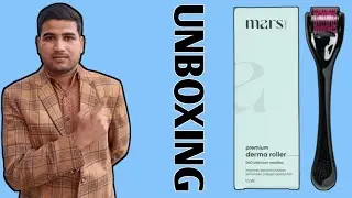 MARS  BY GHC DERMA ROLLER  REVIEW || MICRO NEEDLING BY SKIN | UNBOXING MARS DERMA ROLLER