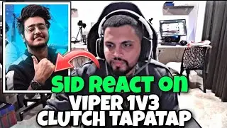 SID REACT ON VIPER 1V3 CLUTCH TAPATAP | SID ON VIPER PERFORMANCE