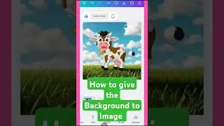 How to give the Background to image #background #canvatutorial  #shortfeed #viral #reels #shorts #bg