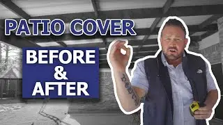 Patio Cover Before and After in Dallas Fort Worth