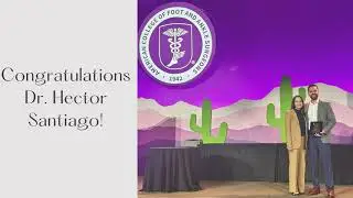 Dr. Hector Santiago awarded for Total Ankle Replacement Surgery Research