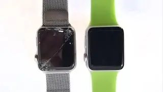 Сапфировое стекло против Ion-X Apple Watch: тест на медленное падение