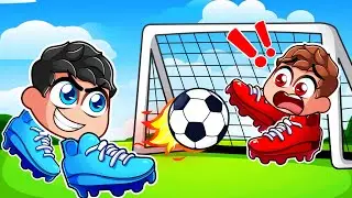 Me Convertí en Jugador de FÚTBOL en Roblox (Head Soccer Simulator)