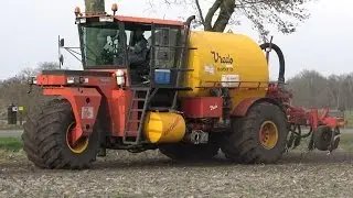 Bouwland bemesten met Horsch Terra-Trac TT 250 V en MAN 19.403 Silent (2017)