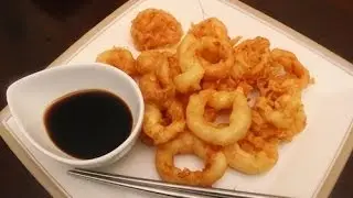 How to Make Deep Fried Squid (오징어 튀김)